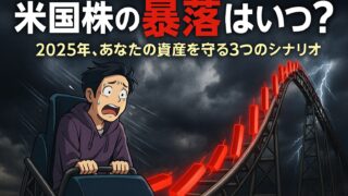【2025年最新】米国株、次の暴落はいつ？3つの最悪シナリオと下落率、AIバブルの真実を徹底解説