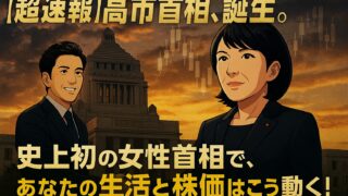 【2025年最新】高市早苗、日本初の女性首相へ！新内閣であなたの生活と株価はどうなる？