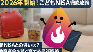 【2026最新】こどもNISAと新NISAの違いを徹底比較！SBI証券での教育資金戦略