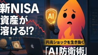 【2026最新】新NISA円高ショックで資産が溶ける？米国株・オルカン防衛術とAI銘柄分析プロンプト