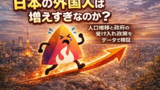 【2026年最新】日本の外国人は増えすぎなのか？人口推移と政府の受け入れ政策をデータで検証｜メリット・デメリットも中立整理