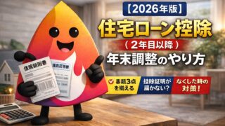 【2026年版】住宅ローン控除（2年目以降）年末調整のやり方｜必要書類・書き方・いつ届く/なくした対処