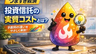 【つまずき救済】投資信託の実質コストとは？信託報酬との違いを初心者向けに解説