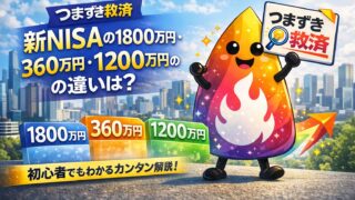 【つまずき救済】新NISAの1800万円・360万円・1200万円の違いは？初心者向けに枠の意味を図解