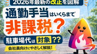 【2026年最新】通勤手当はいくらまで非課税？駐車場代は対象？マイカー・自転車通勤の上限を解説