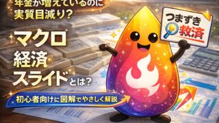 【つまずき救済】マクロ経済スライドとは？年金が増えているのに「実質目減り」と言われる理由を8段階で解説