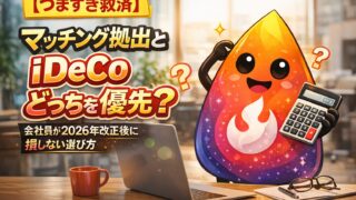 【つまずき救済】マッチング拠出とiDeCoどっちを優先？会社員が2026年改正後に損しない選び方