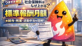 【つまずき救済】標準報酬月額とは？4〜6月の給与で社会保険料が決まる仕組みを図解｜定時決定・月額変更届・残業代・通勤手当まで解説