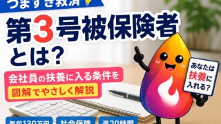 【つまずき救済】第3号被保険者とは？会社員の扶養に入る条件を図解｜130万円・社会保険・週20時間をやさしく解説