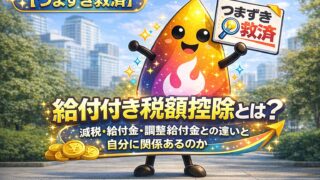 【つまずき救済】給付付き税額控除とは？減税・給付金・調整給付金との違いと、自分に関係あるのかを図解でやさしく解説