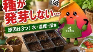 家庭菜園で種が発芽しない原因と対策｜初心者向け完全ガイド