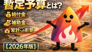 暫定予算とは？何が止まり、何が続く？給付金・補助金・家計への影響を図解【2026年版】