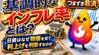 【つまずき救済】基調的なインフレ率とは？日銀の利上げ・住宅ローン・新NISAへの影響を初心者向けに解説