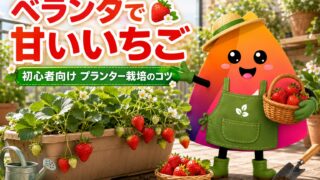いちごのプランター栽培｜初心者でもベランダで甘く育てる方法