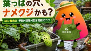 家庭菜園で葉が食べられる原因はナメクジ？初心者向け対策と予防法