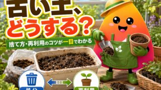 家庭菜園の土の捨て方｜プランターの古い土を処分・再利用する方法