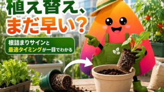 家庭菜園の植え替えはいつ？初心者向けに根詰まり・鉢増しの判断基準を解説