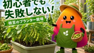 枝豆のプランター栽培｜初心者でも失敗しない種まき・水やり・収穫のコツ