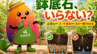 鉢底石はいらない？プランター家庭菜園で必要なケース・代用品・入れ方を初心者向けに解説