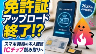 【2026年最新】スマホ契約の本人確認が厳格化｜免許証アップロード終了と格安SIM乗り換えの注意点