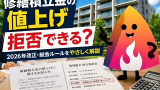 【2026年最新】マンション修繕積立金の値上げは拒否できる？払わないリスクと総会ルールを初心者向けに解説