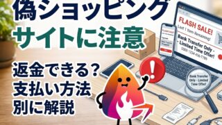 【2026年最新】偽ショッピングサイトで返金できる？クレカ・銀行振込・代引き別の対処法
