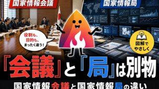 【2026年最新】国家情報局とは？国民監視は強まる？国家情報会議・スパイ防止法との違いを解説