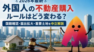 【2026年最新】外国人は日本の土地を買えなくなる？不動産購入ルール・国籍確認・重要土地をやさしく解説