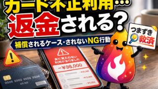 【つまずき救済】クレジットカードを不正利用されたら返金される？補償されないNG行動と今すぐやること