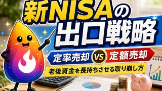 【つまずき救済】新NISAの出口戦略｜定率売却と定額売却はどっち？老後資金を長持ちさせる取り崩し方