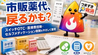 【つまずき救済】スイッチOTCとは？セルフメディケーション税制と医療費控除はどっちが得？違いを初心者向けに解説