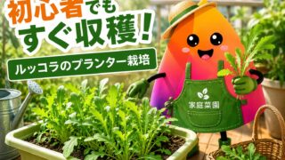 ルッコラの育て方｜プランターで失敗しない種まき・間引き・収穫のコツ