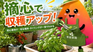摘心とは？初心者でも失敗しないやり方・タイミング・野菜別の判断表【家庭菜園】