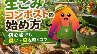 生ごみコンポストの始め方｜初心者でも臭い・虫を防ぐ失敗しない堆肥づくり
