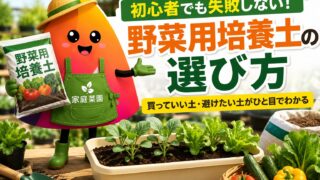 市販の野菜用培養土の選び方｜初心者が買っていい土・避けたい土を解説